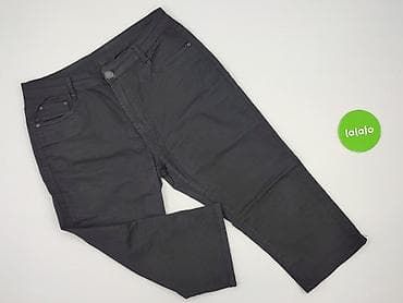 jeansy mom: Spodnie materiałowe damskie, rozmiar XL — 2