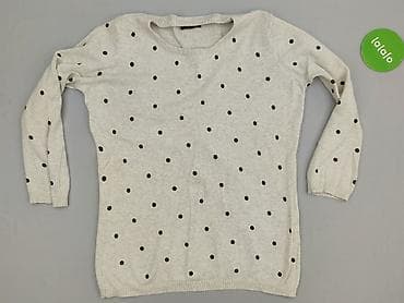 sweter w kropki: Basic, Sweter damski, rozmiar L — 2