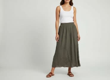 spódnice maxi khaki: Spódnica damska, rozmiar S — 6