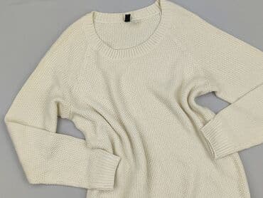 bialy sweterek hm: H&M, Sweter damski, rozmiar L — 1