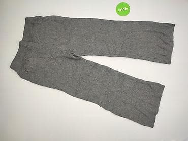 botki waldlaufer: Szare, prążkowane spodnie damskie z dzianiny - Kolor: melanżowa — 3