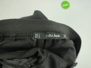 czerwone spodnie z lampasami: Zara, Spodnie materiałowe damskie, rozmiar S — 4