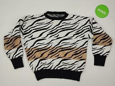 bluza vintage: Zebra, Sweter damski, rozmiar M — 2