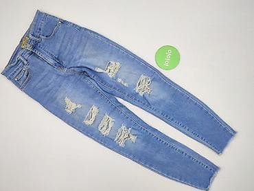 jeansy custom: Jeansy damskie, rozmiar M — 2