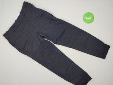 krótkie spodenki i marynarka: H&M, Material trousers for women, M — 2