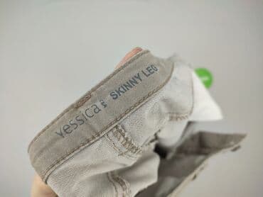 szare szerokie jeansy: Yessica, Jeansy damskie, rozmiar M — 7