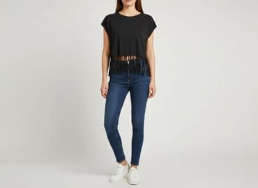 cropp bluzki z krótkim rękawem: Terranova, Top damski, rozmiar M — 7