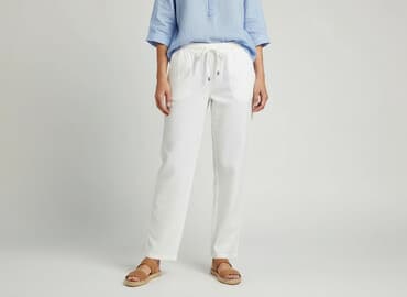 lidl majtki damskie bawełniane: Spodnie materiałowe damskie, rozmiar L — 10