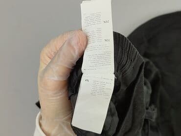 piżama damska z getrami: Spodnie materiałowe damskie, M — 5