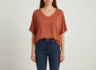 pomarańczowa marynarka mohito: Janina, Bluzka damska, M — 8