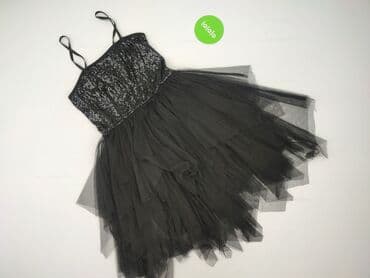 czarne sukienki z tiulem: Sukienka damska, rozmiar L — 3