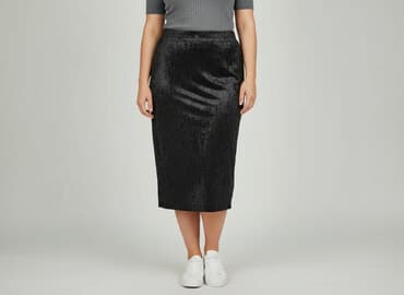 spódnice czarne plus size: Spódnica damska, rozmiar XL — 6