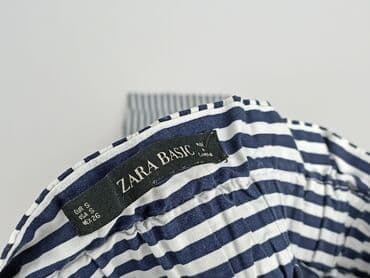 zara krótkie spodenki jeansowe: Zara, Spodnie materiałowe damskie, rozmiar S — 4