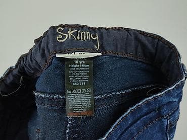 pomponiki: Spodnie jeansowe, Next, 10 lat, 134/140, stan - Bardzo dobry — 4