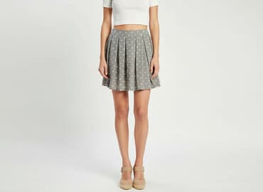 zara spódnice w kropki: H&M, Spódnica damska, rozmiar XS — 1