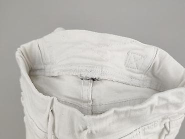 pull and bear joggery damskie: Białe damskie spodnie typu jogger/chinos - Krój: zwężane nogawki — 4