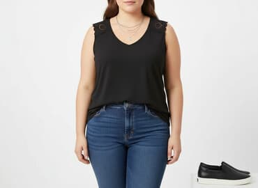 bluzka z dlugim rekawem czarna: Bluzka damska, rozmiar 4XL — 5