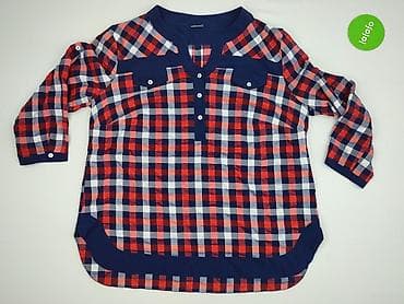 koszula w kratę pull: Tunika damska, rozmiar 5XL — 2