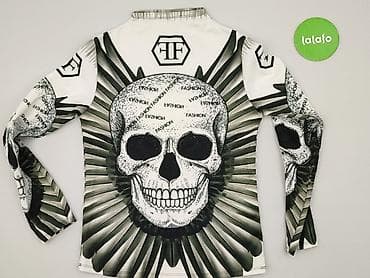 scull t shirty: Bluzka damska, rozmiar S — 2