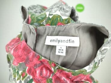 sukienki midi w kwiaty: EMILI, Sukienka damska, rozmiar XL — 4