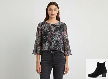 sweter piórkowy na drutach: Bexleys, Bluzka damska, rozmiar L — 7