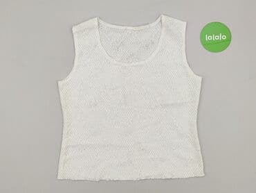 ażurowa bluzka na ramiączkach: Bluzka damska, rozmiar L — 3