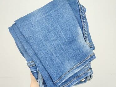 dżinsy z dziurami z wysokim stanem: Jeansy damskie, rozmiar S — 5