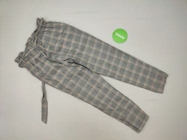 zara spodnie paperbag: Material trousers for women, size S — 4