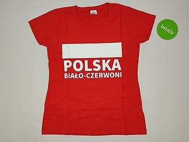ceglasty kolor: Fruit Of The Loom, T-shirt damski, rozmiar M — 2