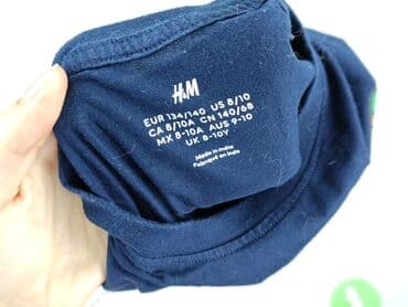 koszulka wersow: T-shirt, H&M, 10 years, 134-140 cm, condition - Very good — 4