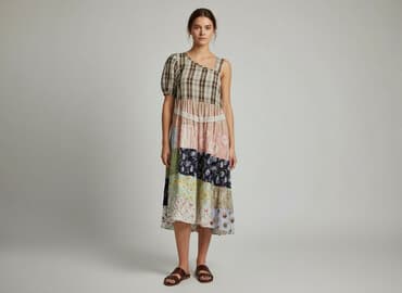 długa sukienki w stylu boho na wesele: Sukienka damska, rozmiar L — 1