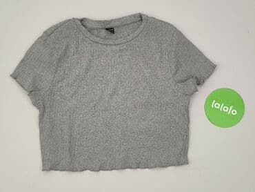 zara koszulka z prążkowanej dzianiny: Shein, T-shirt damski, rozmiar 2XL — 2