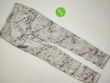 deichmann srebrne buty: Spodnie materiałowe damskie, rozmiar S — 3