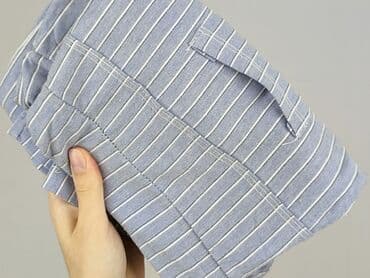 krótkie spodenki z lampasami: Unisono, Spodnie materiałowe damskie, rozmiar L — 6