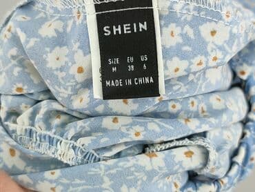 niebieska spódnice plisowane: Shein, Spódnica damska, M — 4