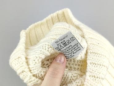 sweter akryl: Ponczo damskie, rozmiar One size — 5