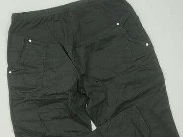 legginsy z wysokim stanem xxl: Spodnie materiałowe damskie, rozmiar 2XL — 1