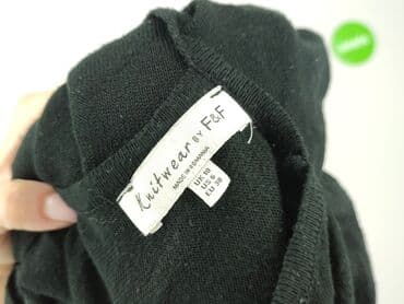 czarne eleganckie bluzki plus size: F&F, Bluzka damska, rozmiar M — 6