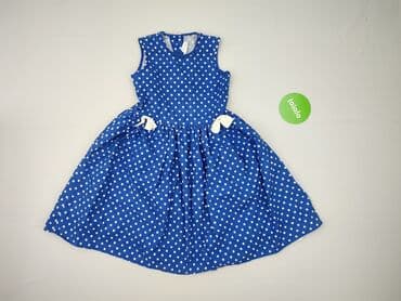 sukienka w geometryczne wzory: Dress, 9 years, 128-134 cm, condition - Very good — 2