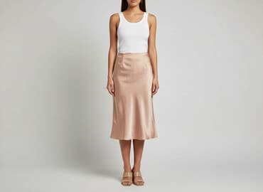 spodnica satynowa c a: H&M, Spódnica damska, rozmiar M — 1