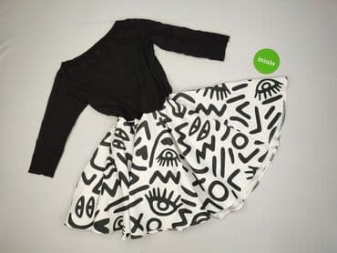 czarna sukienka z rozszerzanymi rękawami: By o la la. !, Women`s dress, size M — 5