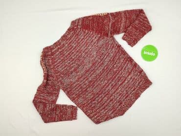 poliamid w swetrze: Red, Sweter damski, rozmiar One size — 3