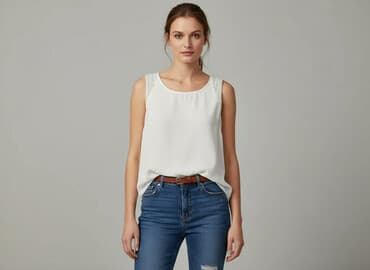 srebrne bluzki wieczorowe: Bluzka damska, rozmiar L — 6