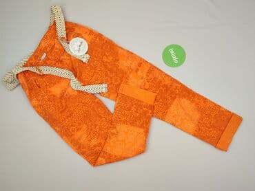 spodnie hello kitty pomarańczowe: Spodnie materiałowe damskie, rozmiar S — 2