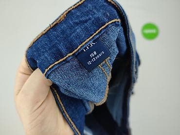 dark blue armani jeans: Spodnie jeansowe, 13 lat, 158, stan - Bardzo dobry — 4