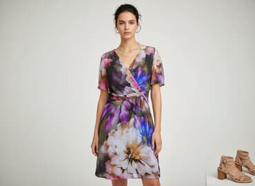 sukienka dla niskiej osoby: JULIE, Sukienka damska, rozmiar L — 6