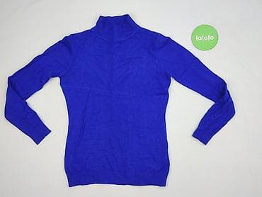 chabrowy sweter: Golf damski, rozmiar M — 2