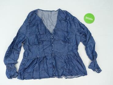 jeansy damskie podarte: Women's blouse, size 4XL (EU 48) — 2