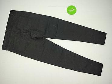 czarne jeansy pull: Janina, Spodnie materiałowe damskie, rozmiar XL — 3