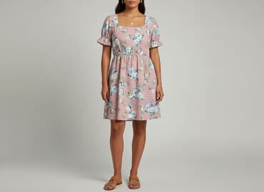 różowa sukienka na 18: Sukienka damska, rozmiar L — 6